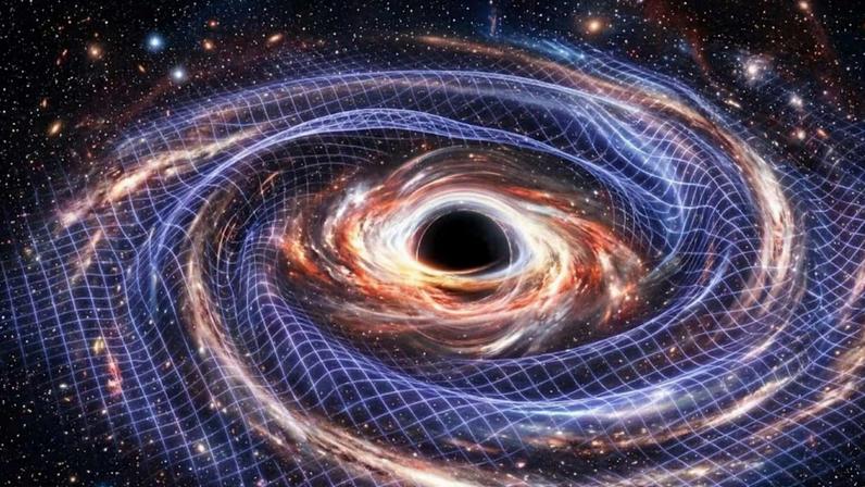 Novo avanço revela como detectar ondulações invisíveis no universo (Imagem: Fala Ciência via Gemini)