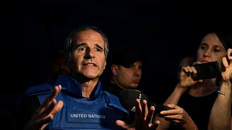 O chefe da Agência Internacional de Energia Atômica (AIEA), Rafael Grossi