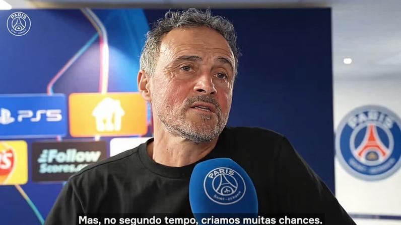 Luis Enrique ficou satisfeito com a vitória do PSG por 2 a 0 sobre o Liverpool, mas lamentou a incapacidade de sua equipe em vencer por um placar mais elástico na ida das quartas de final da Liga dos Campeões.