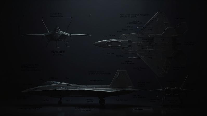 O caça furtivo F-22 Raptor que supera Mach 2