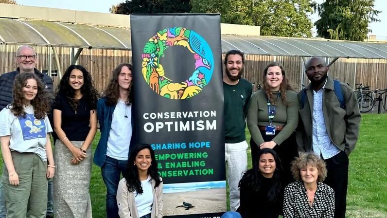 Some of the Conservation Optimism team at their summit last year. Image courtesy of Conservation Optimism.
