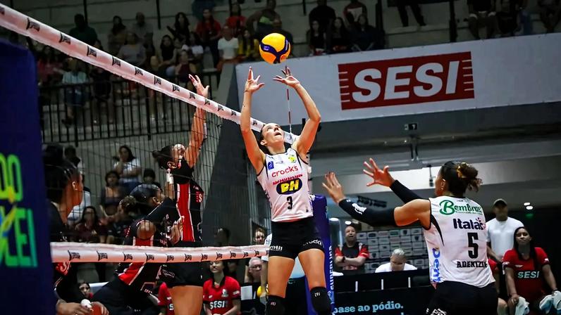 Sesi Bauru x Praia Clube pelas quartas de final da Superliga Feminina 25/26 (Foto: Felipe Wiira/Sesi-SP)
