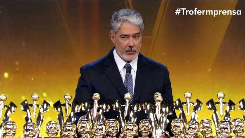 William Bonner no Troféu Imprensa