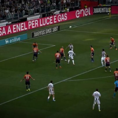 Bremer marca para a Juventus contra o Genoa