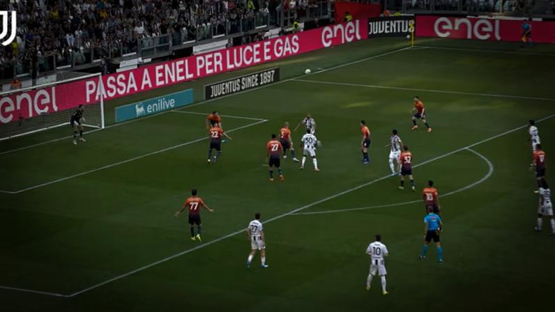 Bremer marca para a Juventus contra o Genoa