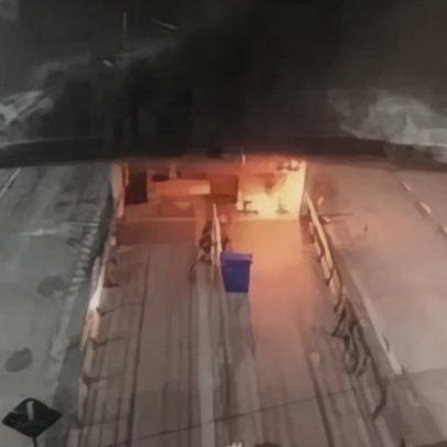 Incêndio atinge estação do BRT na zona Oeste do Rio de Janeiro
