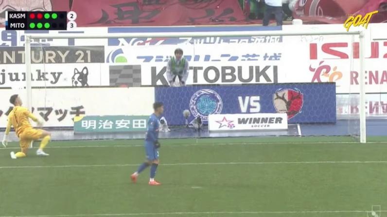 Pênalti de Hayatayamamoto decide Mito Hollyhock vs Kashima Antlers