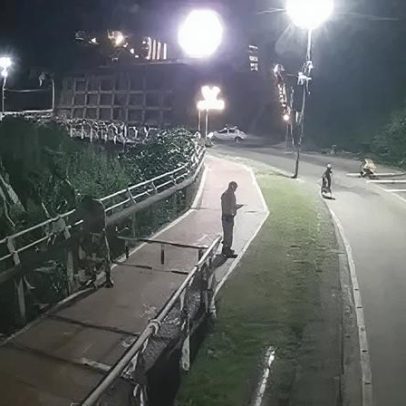 Ciclovia Tim Maia em São Conrado é interditada após ondas de dois metros