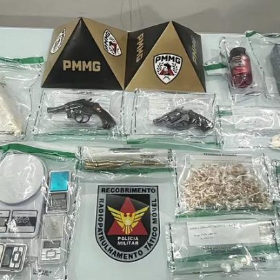 PM prende pai, filho e comparsa por tráfico e porte de arma em Valadares
