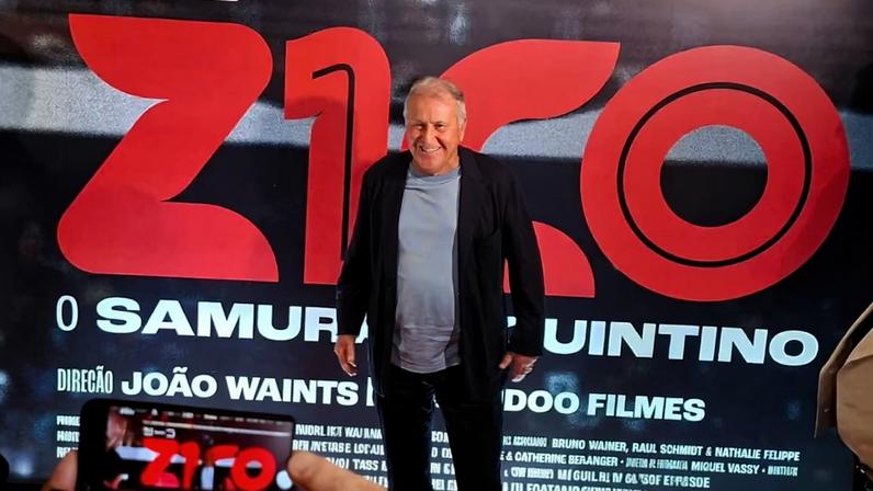 Zico participou da pré-estreia de documentário sobre sua trajetória nesta quarta, 15, em São Paulo