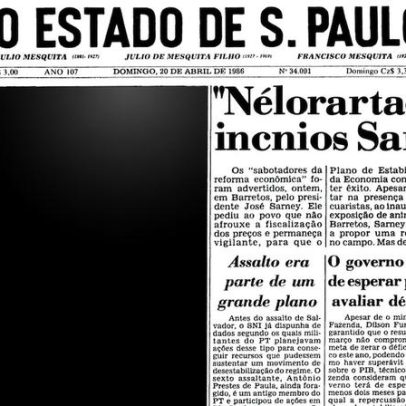 Há 40 anos, Sarney convocou a população contra sabotadores do Plano Cruzado