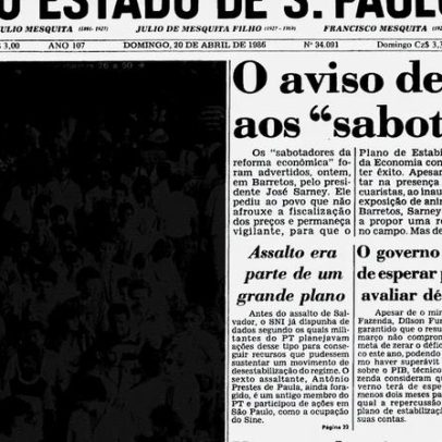 Há 30 anos, Sarney convocou população contra sabotadores do Plano Cruzado