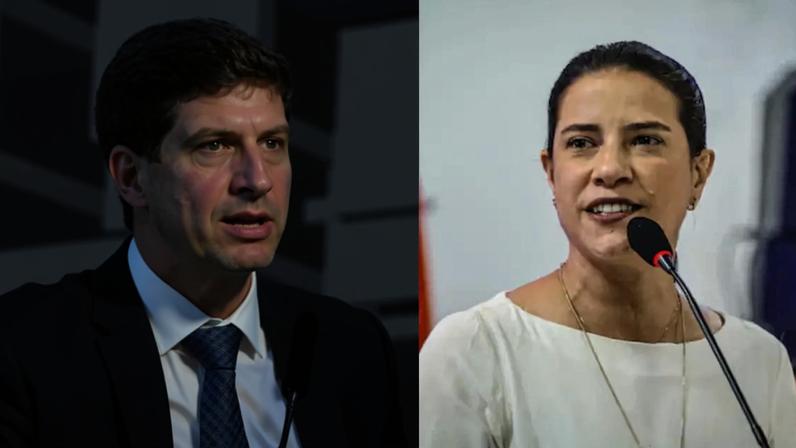 João Campos e Raquel Lyra disputam o governo de Pernambuco. Foto: Prefeitura de Recife / Governo de Pernambuco