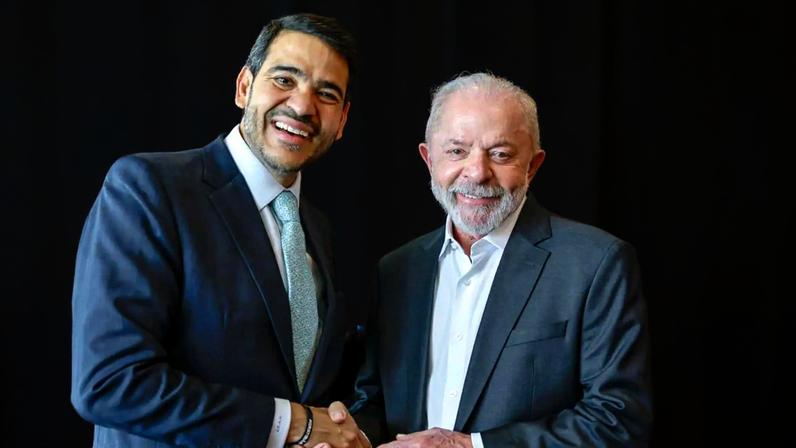 Jorge Messias e Lula: governo age para conseguir aprovar indicação ao STF. (Foto: Ricardo Stuckert/PR)
