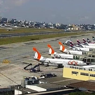 Proximidade entre dois aviões em Congonhas é controlada