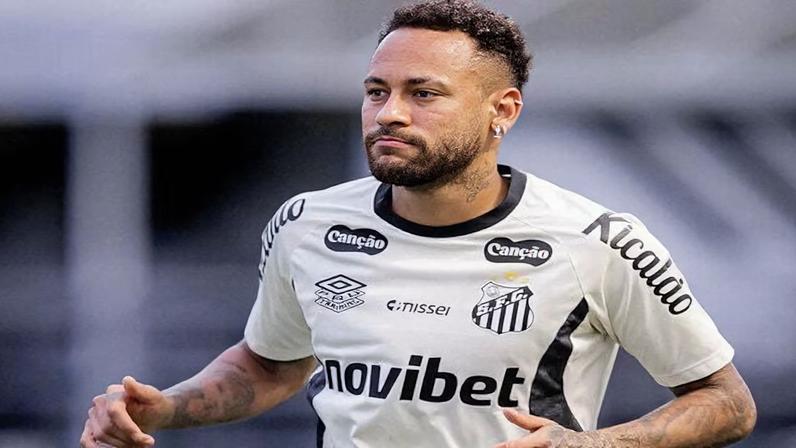 Neymar foi relacionado para o duelo entre o Santos e o Remo. (Foto: Raul Baretta/ Santos FC)