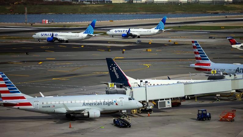 Aeroporto de La Guardia: United e American estão entre as quatro maiores companhias aéreas dos Estados Unidos.