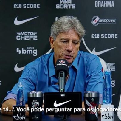 Renato revela conversa no vestiário sobre empate e virada