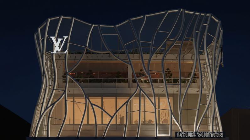 Louis Vuitton opened a new flagship store in Beijing.