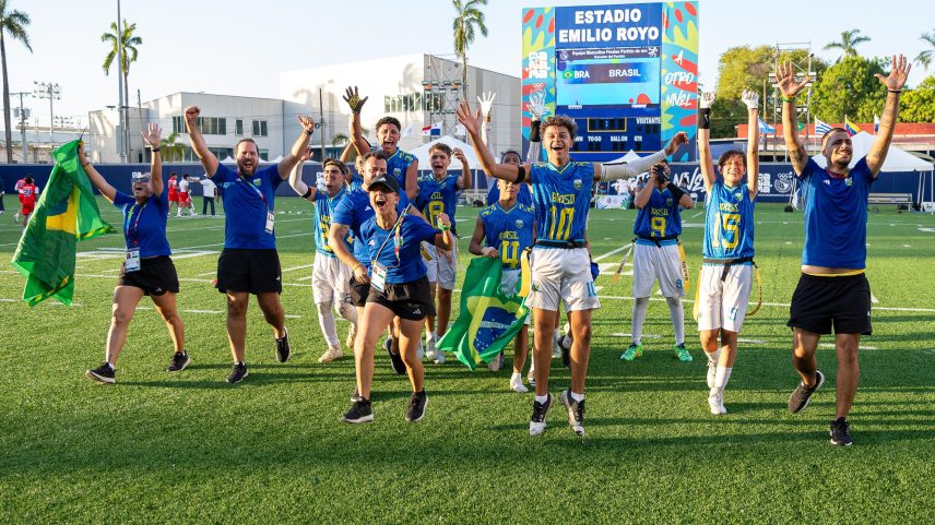 Brasil conquista ouro no flag football nos Jogos Sul-Americanos da Juventude