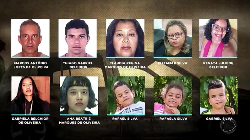 Cabeleireira Elizamar Silva e seus familiares: vítimas conviviam com lideranças do grupo criminoso