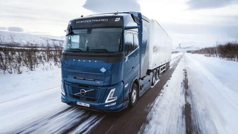 Volvo caminhão movido a hidrogênio