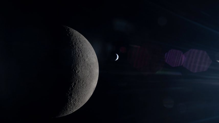 Fotos incluem registros de crateras e fenômenos físicos na Lua