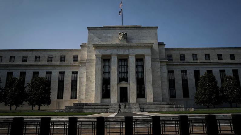 Sede do Fed, em Washington: banco central americano manteve a taxa de juros no intervalo entre de 3,5% a 3,75% ao ano.