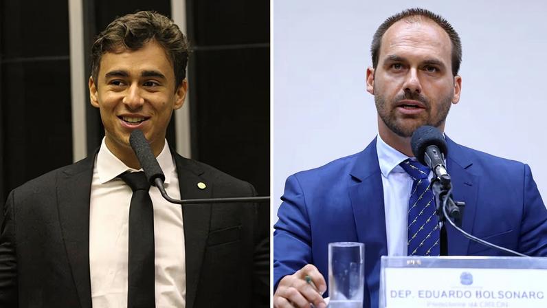 Nikolas e Eduardo já haviam discutido antes nas redes sociais