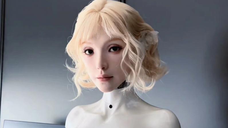 Robô humanoide com IA avança ao imitar emoções e interações humanas realistas (Imagem: AheadForm)
