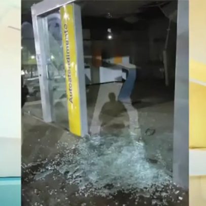 Grupo explode cofre e danifica agência bancária em Umbuzeiro