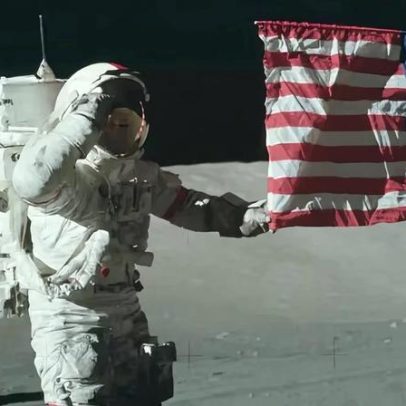 O que aconteceu com as bandeiras deixadas pela Apollo 11 na Lua