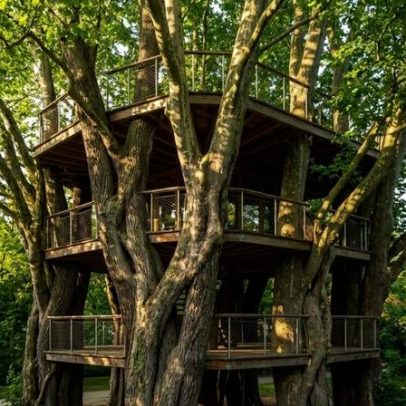 Árvores que viram paredes e telhados: técnica alemã usa organismos vivos