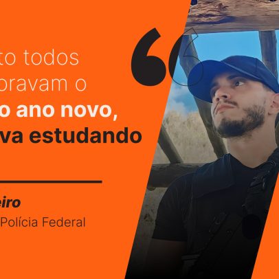 Aprovado no concurso da PF fala sobre rotina e dedicação aos estudos