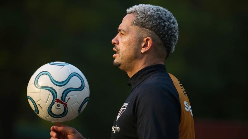 Luciano treinando pelo São Paulo FC (Foto: Erico Leonan / São Paulo FC)