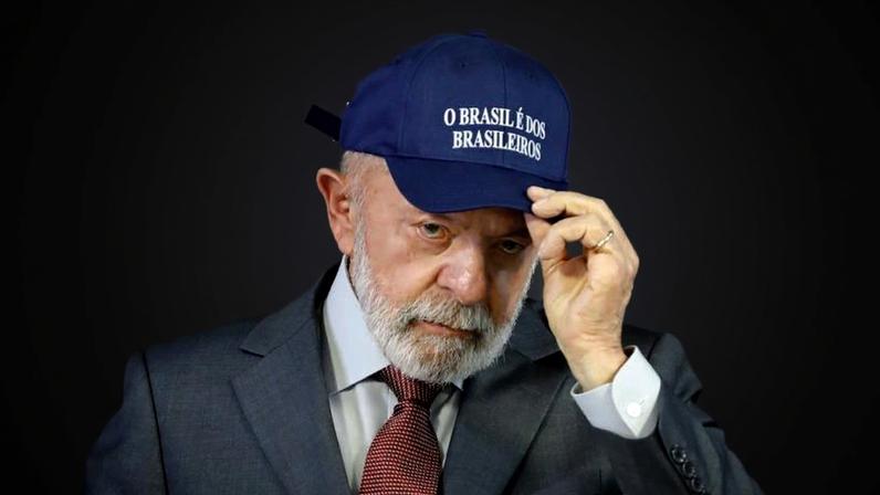 Petistas querem transformar estatal de pesquisa geológica em braço do governo na mineração; na imagem, Lula com o boné "O Brasil é dos brasileiros"