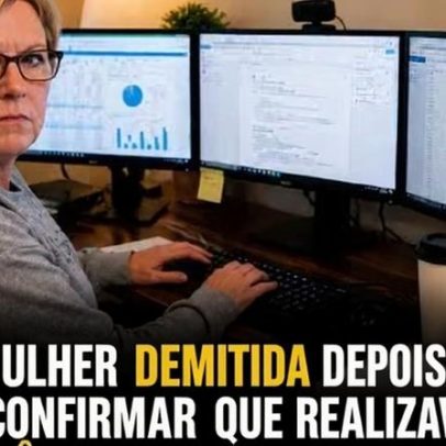 Mulher é demitida após ser flagrada trabalhando em três empregos ao mesmo tempo