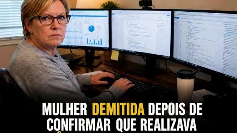 Mulher é demitida após ser flagrada trabalhando em três empregos ao mesmo tempo