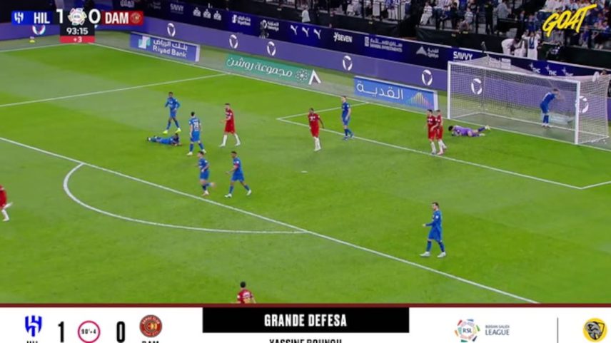 Al Hilal - Damac 1 - 0 | DEFESA DO GOLEIRO - Yassine Bounou