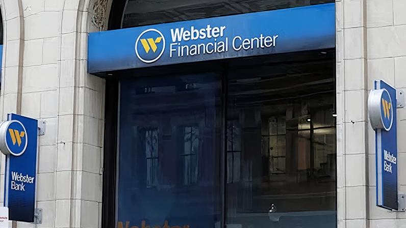 Imagen de archivo de una oficina del banco Webster, en Boston, Estados Unidos.
