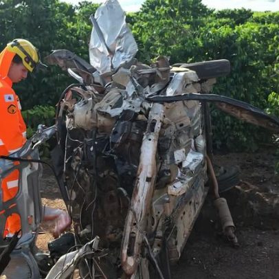 Colisão entre carro e caminhão deixa vítima fatal no Sul de Minas Gerais