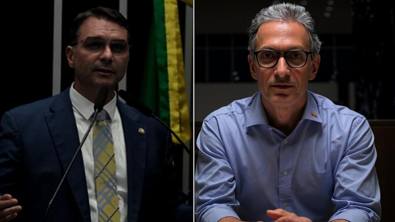 Imagem da noticia Carlos Bolsonaro alerta Flávio para risco de crescimento de Zema