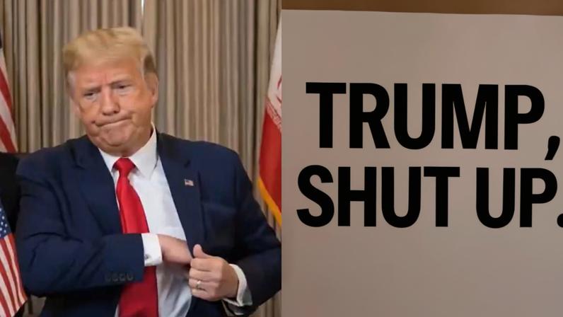 No vídeo, Trump anuncia a extensão da trégua “a pedido do Paquistão”