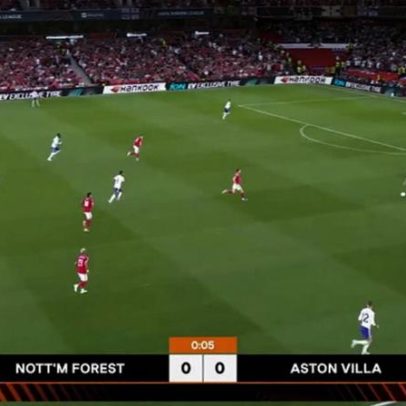 Nottingham Forest vence Aston Villa por 1 a 0 na Europa League