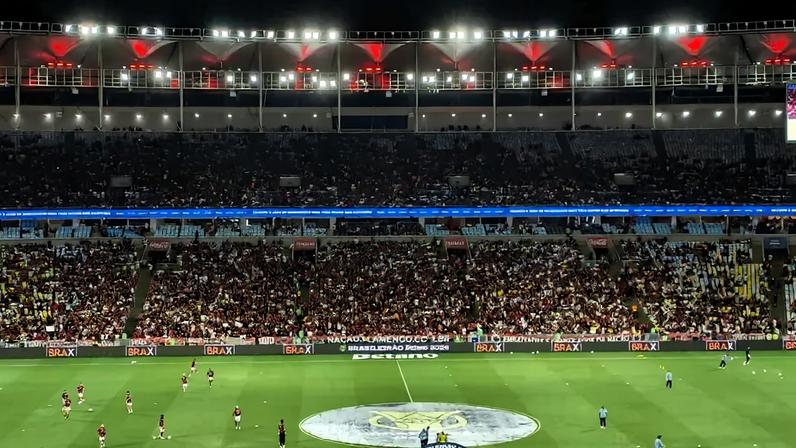 Maracanã antes de a bola rolar para Flamengo x Bahia (Foto: Pedro Werneck / Lance!)