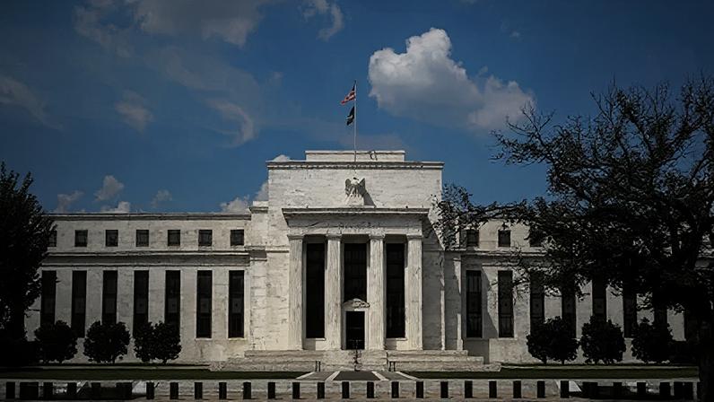Fachada do Federal Reserve, Fed, nos EUA