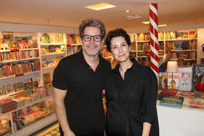 Murilo Benício e Cecília Malan são vistos juntos no Rio de Janeiro