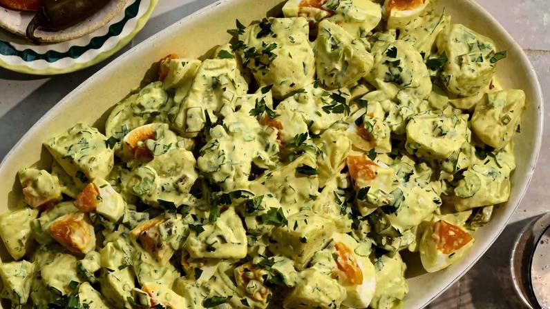 Receita da Ensalada de Batata de Mi Amá