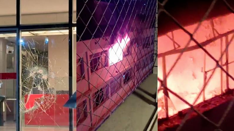 O fogo se espalhou pelos cômodos e chegou a sair pelas janelas, sendo visto até por vizinhos de prédios próximos.