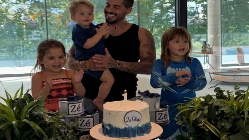 Zé Felipe comemora 28 anos em momento familiar